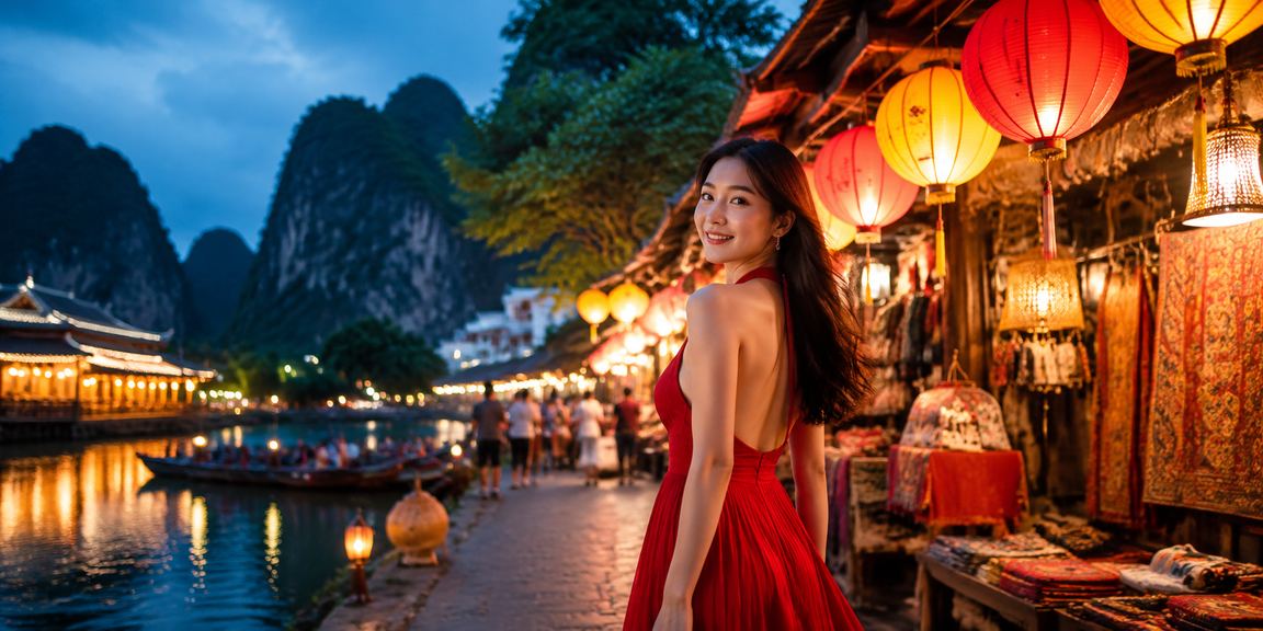 Người dùng đăng ký tài khoản nohi tại chợ đêm Ninh Bình